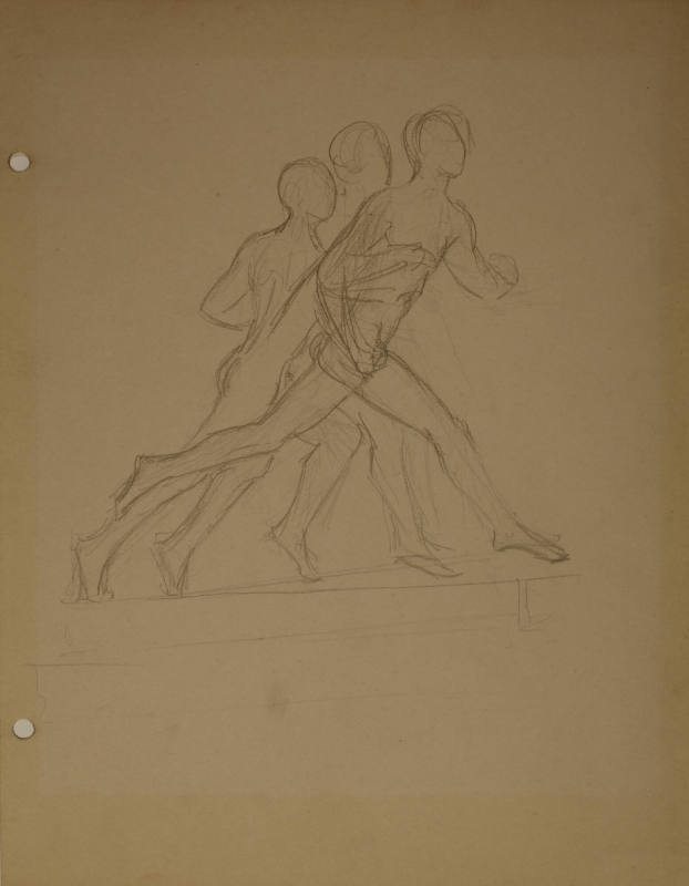 Study for Three Athletes: Runner