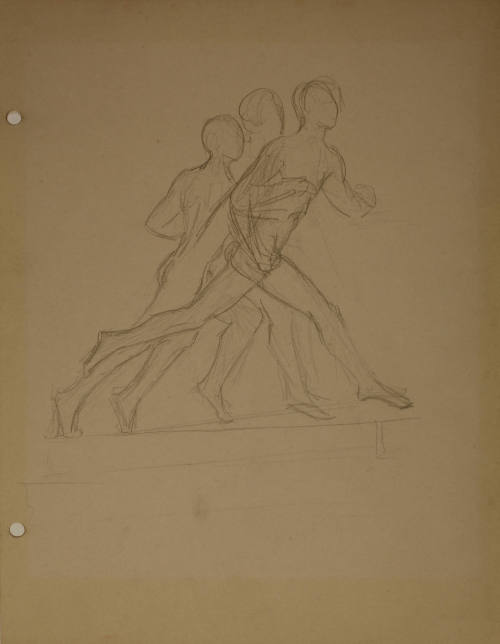 Study for Three Athletes: Runner