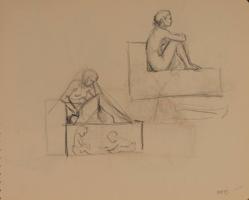 Study for Conversations: Preliminary studies