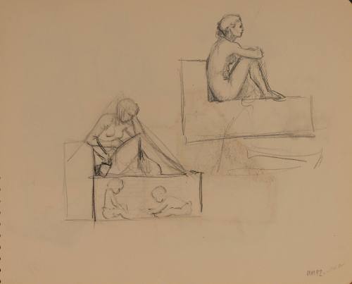 Study for Conversations: Preliminary studies
