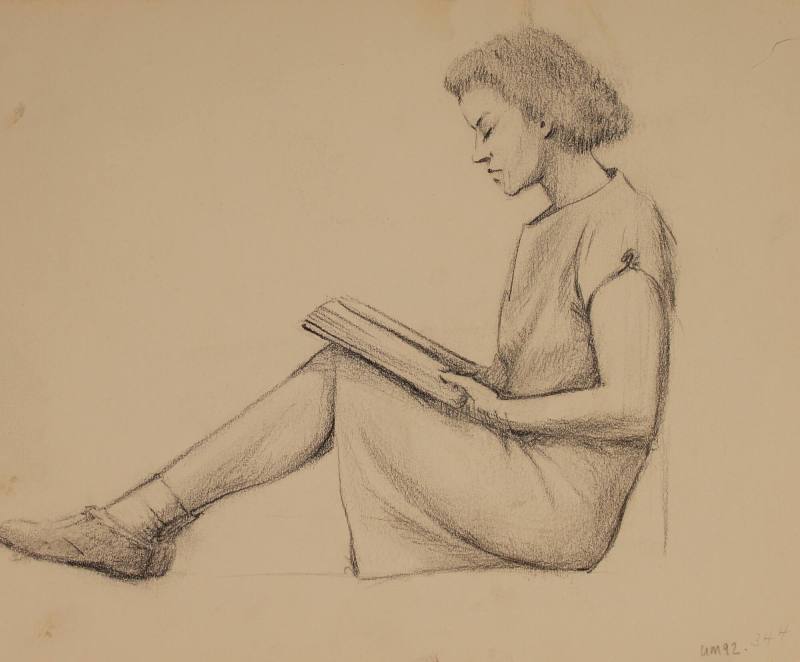 Study for Conversations: Figure study