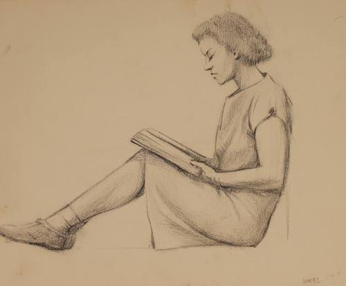Study for Conversations: Figure study