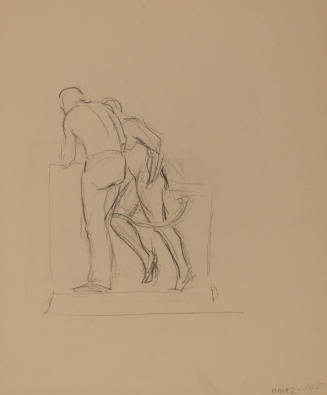 Study for Conversations: Figure study