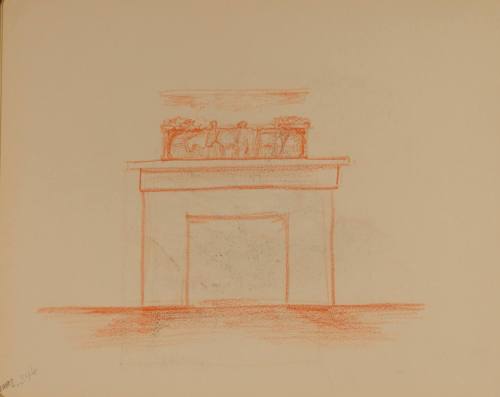 Study for Dairy Industry: Fireplace mantle