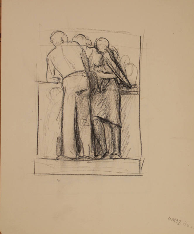 Study for Conversations: Figure study