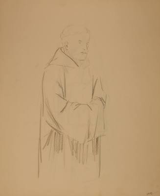 Study for Saint Bernard of Clairvaux: Concept study