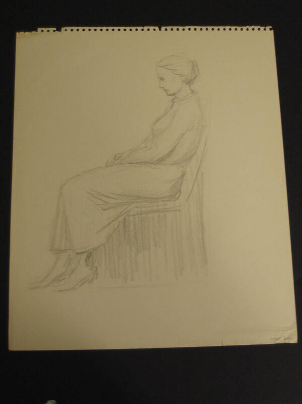 Seated woman