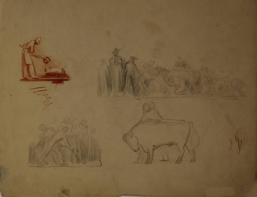 Men Doing Farm Work
