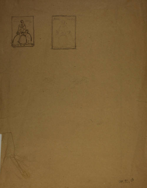 Study for Madonna of the Schools: Figure studies