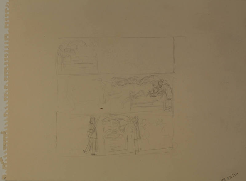 Rectangular sketches with figures