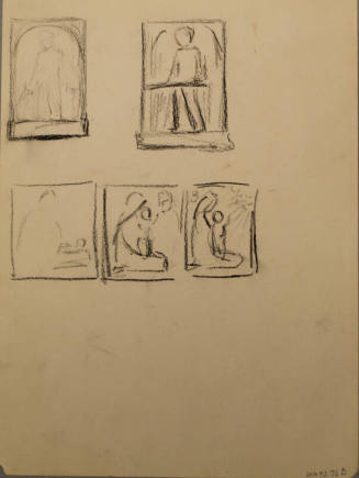 Study for Madonna of the Schools: Five studies
