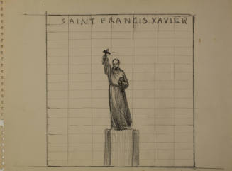 Study for Saint Francis Xavier: Preliminary study