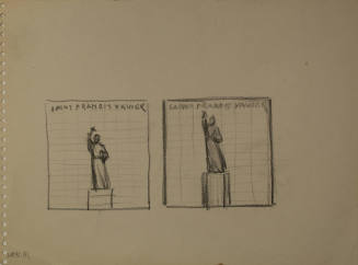 Study for Saint Francis Xavier: Two studies