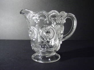 U.S. Glass Co. No. 15064 Tennessee (AKA: Jewel and Crescent, Jeweled Rosettes, Scroll with Bull's Eye, States series)