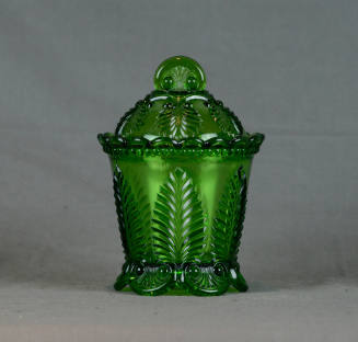 U.S. Glass Co. No. 15058 Missouri (AKA: Palm and Scroll, Palm Leaf and Scroll, States series)