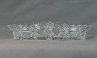 U.S. Glass Co. No. 15062 Alabama (AKA: Beaded Bull's Eye and Drape, States series)